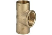 Rury i ksztaltki miedziane - Viega T-piece 22 x 1/2" x 22 mm gunmetal - 101978