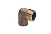 Rury i ksztaltki miedziane - Viega Transition angle 90° sleeve/nipple 22 mm x 3/4" gunmetal - 107208