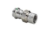 Rury cisnieniowe i zlaczki - Viega Sanpress Inox transition fitting 22 x 3/4" Stainless steel/bright 437503 - 437503
