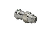 Rury cisnieniowe i zlaczki - Viega Sanpress Inox transition fitting 42 x 1 1/2" Stainless steel / glossy - 438357