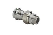 Rury cisnieniowe i zlaczki - Viega Sanpress Inox transition fitting 28 x 1" Stainless steel/bright 438333 - 438333
