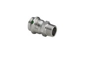 Rury cisnieniowe i zlaczki - Viega Sanpress Inox transition 35 mm x 1" stainless steel - 436537