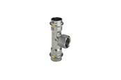 Rury cisnieniowe i zlaczki - Viega Sanpress Inox Tee 54mm x 1/2" x 54mm stainless steel - 437237