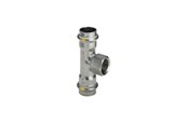 Rury cisnieniowe i zlaczki - Viega Sanpress Inox Tee 15mm x 1/2" x 15mm stainless steel - 437145