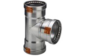 Rury cisnieniowe i zlaczki - Viega Sanpress Inox XL T-piece 76.1 mm stainless steel - 482718
