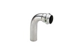 Rury cisnieniowe i zlaczki - Viega Sanpress Inox bend 90° 18 Stainless steel/bright 435714 - 435714