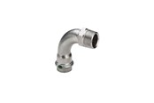 Rury cisnieniowe i zlaczki - Viega Sanpress Inox transition bend 90° socket/nipple 15 mm x 1/2" stainless steel - 436896
