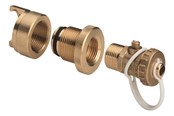 Rury cisnieniowe i zlaczki - Viega Sanpress Inox pressure test nozzle 28 mm brass - 142568