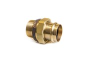 Rury cisnieniowe i zlaczki - Viega Sanpress connection screw 15 x 3/4" gunmetal / glossy - 265663
