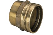 Rury cisnieniowe i zlaczki - Viega Sanpress XL transition 76.1 x 2 1/2" sleeve/nipple gunmetal - 350659