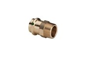 Rury cisnieniowe i zlaczki - Viega Sanpress transition 54 x 1 1/2" sleeve/nipple gunmetal - 314668