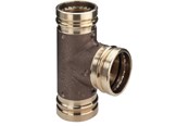 Rury cisnieniowe i zlaczki - Viega Sanpress XL T-piece 76.1 x 54 x 76.1 mm gunmetal - 354398