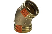 Rury cisnieniowe i zlaczki - Viega Sanpress XL bend 45° 76.1 gunmetal/glossy 351342 - 351342