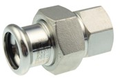 Rury cisnieniowe i zlaczki - Vsh Fabrieken Vsh straight union female thread/press 54 mm x 2 stainless - 6192111