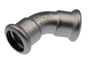 Rury cisnieniowe i zlaczki - Vsh Fabrieken Xpr stainless elbow 45 deg. ff 22 - 6190063