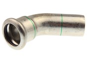 Rury cisnieniowe i zlaczki - Vsh Fabrieken Xpr stainless elbow 45 deg. øf 54 - 6190173