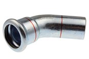 Rury cisnieniowe i zlaczki - Vsh Fabrieken Xpr carbon elbow 45 deg. fø 22 - 6201791