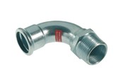 Rury cisnieniowe i zlaczki - Vsh Fabrieken Xpr carbon elbow 90 deg. fm 18xr1/2 - 6202009