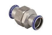 Rury cisnieniowe i zlaczki - Geberit mapress stainless steel union with union nut made of crni steel: d=22mm g=1 - 35392