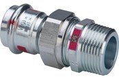 Rury cisnieniowe i zlaczki - Viega Prestabo transition fitting 15 x 1/2 Steel / Galvanized - 559243