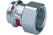 Rury cisnieniowe i zlaczki - Viega Prestabo transition 18 x 3/4" socket/socket galvanized steel - 559106