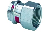Rury cisnieniowe i zlaczki - Viega Prestabo transition 54 x 2" socket/socket galvanized steel - 642228