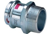 Rury cisnieniowe i zlaczki - Viega Prestabo transition 35 x 1" sleeve/nipple galvanized steel - 704803