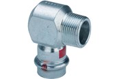 Rury cisnieniowe i zlaczki - Viega Prestabo transition angle 90° 22 x 3/4" galvanized steel - 559540