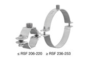 Zawieszenie rur i zlaczki - Flamco rsf clip g1/2-m10 x 106-114 - 54216