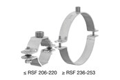 Zawieszenie rur i zlaczki - Flamco rsf clip g1/2-m10 x 45-49 - 54207