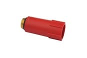Tulejki, rozety, sciagacze i paski na poduszki - Flamco sx construct plug + brass th. g12m blue - F22309