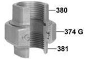 Zlaczki gwintowane - +GF+ Union galvanized for f taper seat 2" - 770340209
