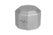 Zlaczki gwintowane - +GF+ Cap black 2" - 770300109