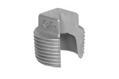 Zlaczki gwintowane - +GF+ Plug plain black 1 1/4" - 770291107