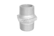 Zlaczki gwintowane - +GF+ Hexagon nipple galvanized 1 1/4" - 770280207