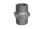 Zlaczki gwintowane - Georg-Fischer Hexagon nipple black 2 1/2 - 770280110