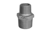 Zlaczki gwintowane - Georg-Fischer Hexagon nipple black reducing 1 1/4 x 1/2 - 770245125