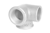 Zlaczki gwintowane - +GF+ Elbow galvanized side outlet 1/2 - 770221204