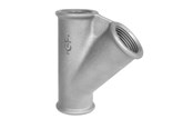 Zlaczki gwintowane - +GF+ Tee 45° black 1/2 - 770165104