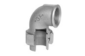 Zlaczki gwintowane - +GF+ Union elbow black conical for f - 770096106