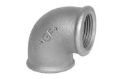 Zlaczki gwintowane - +GF+ Elbow 90° black for f 2" - 770090109