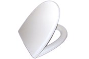 Toalety, siedzenia, bidety i czesci zamienne - Kriss toilet seat cera/sign universal white - C800-0201