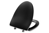 Toalety, siedzenia, bidety i czesci zamienne - Pressalit cera+ toiletseat with soft close black - 590001-D03999