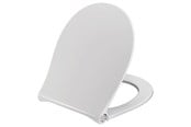 Toalety, siedzenia, bidety i czesci zamienne - Pressalit sway uni toiletseat white with soft close and lift-off - 970000-D04999
