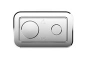 Toalety, siedzenia, bidety i czesci zamienne - Ifö spira/spira art push button complete chrome - Z97251