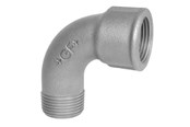 Zlaczki gwintowane - +GF+ Short bend 90° black for m 3/4 - 770011105