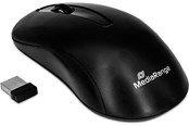 Myszka - MediaRange Wireless Optical Mouse - Black - Myszy - Optyczny - 3 - Czarny - MROS209