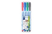 Przybory do pisania i rysowania - Staedtler OHP pen Lumocolor correct F 4pcs - 305F WP4-1