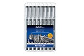Przybory do pisania i rysowania - Staedtler Fineliner pigment liner black 8pcs - 308 SB8