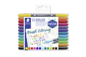 Przybory do pisania i rysowania - Staedtler Double-ended brush pens 12 pcs - 3004 TB12